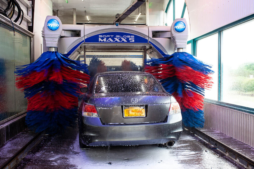Washing car by foam soap editorial image. Image of service - 36848495